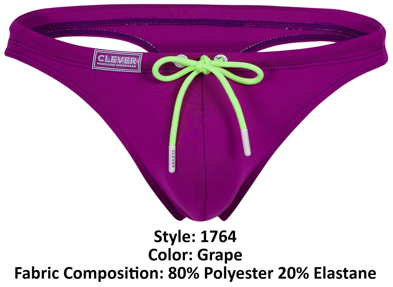 Clever 1764 Vivo Badeslips Farbe Traube