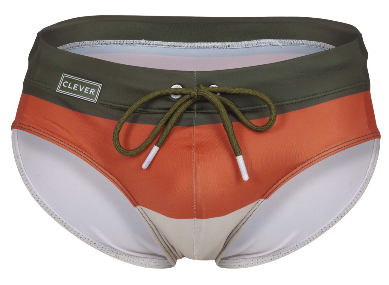 Clever 1802 Wave Badeslip Farbe Grün
