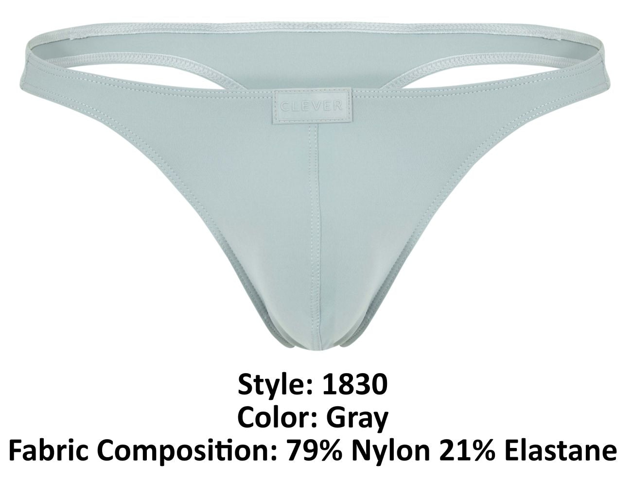 Clever 1830 Desirable Tangas Farbe Grau