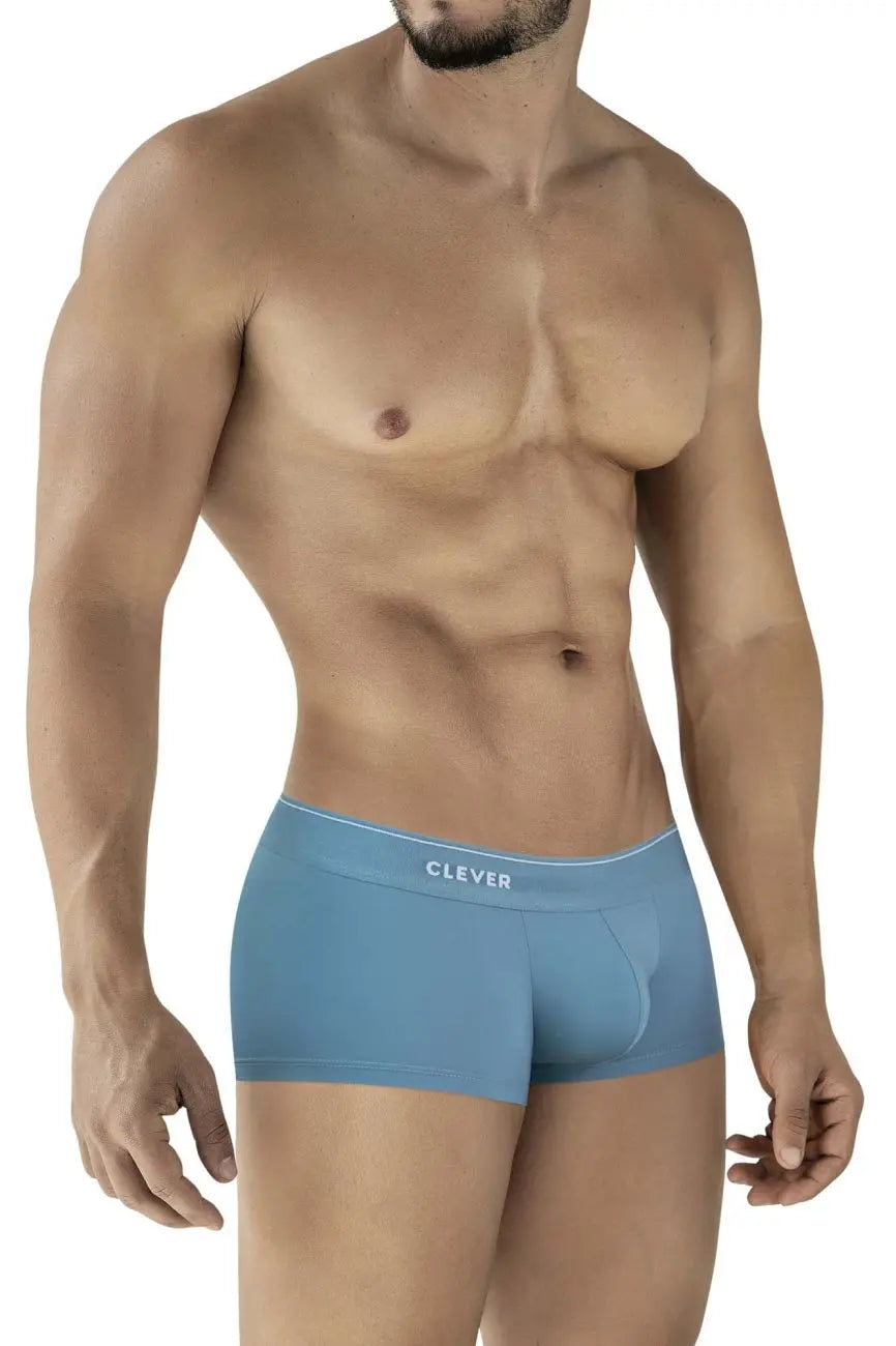 Clever Moda Men's Underwear 2042 Mendoza Trunks Color Blue