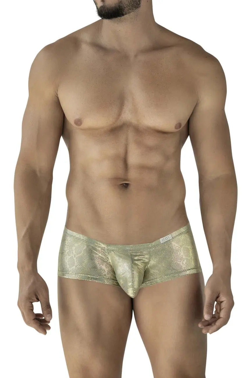Ropa Interior Masculina Clever Moda 2061 Bóxer Corto Diamond Color Oro