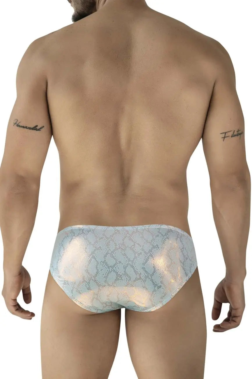 Clever Moda Men's Underwear 2062 Diamond Briefs Color Blue