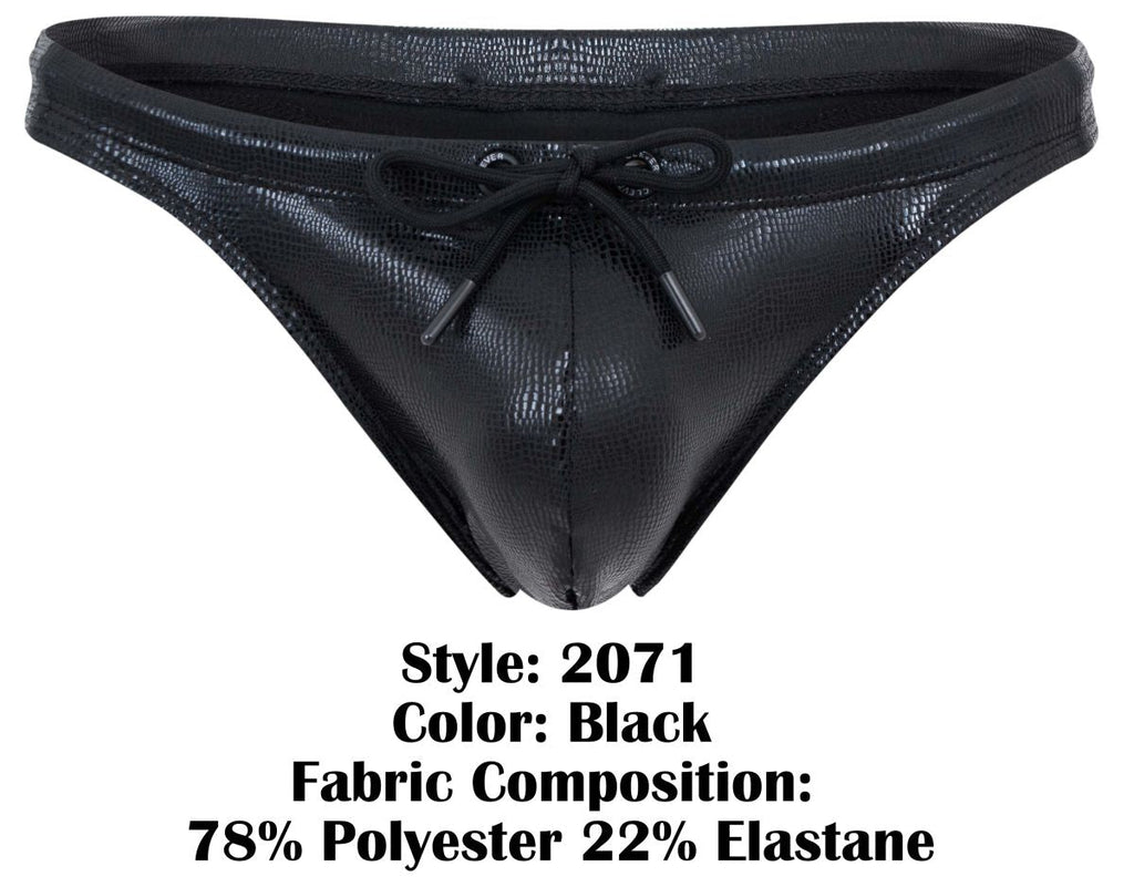 Tanga de baño Clever 2071 Gorgona Color Negro