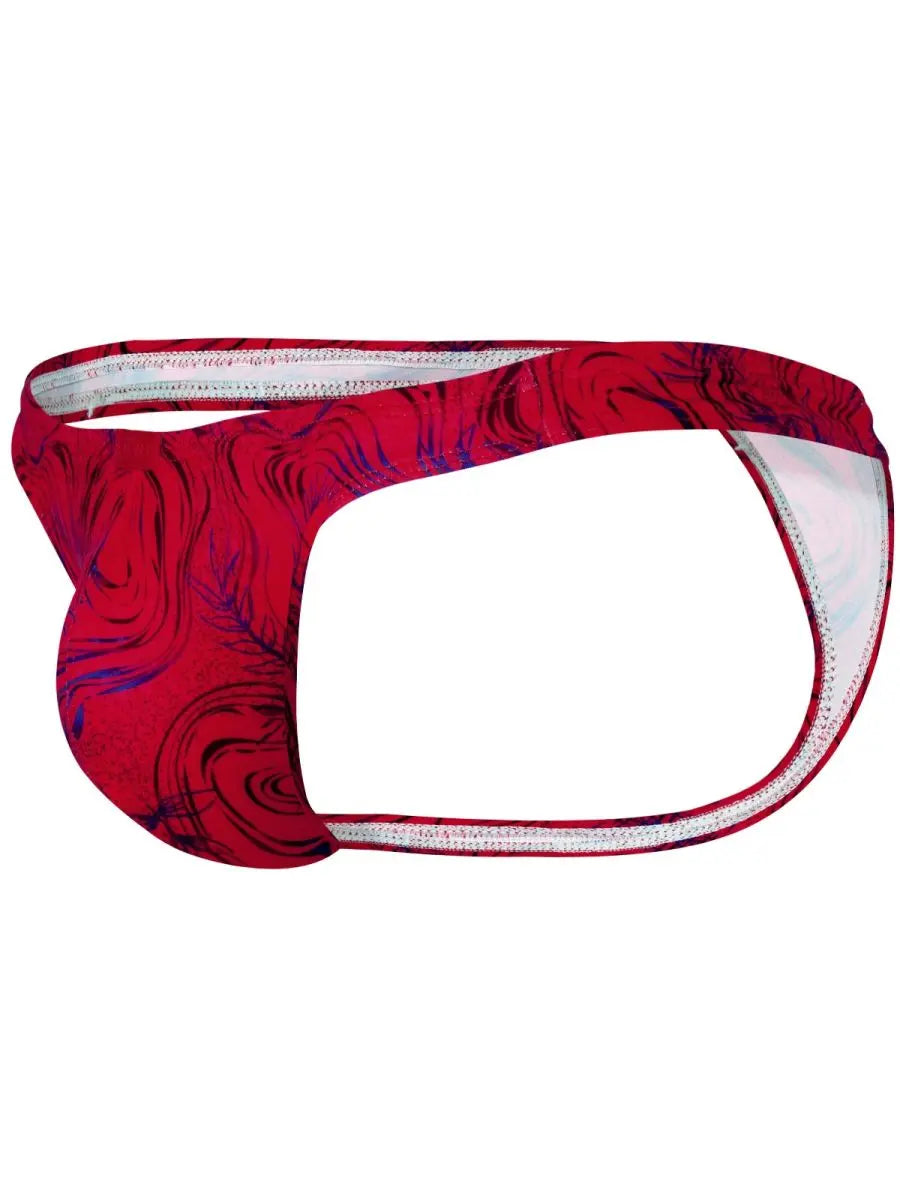 Calzoncillos para hombre Clever Moda 26030 Helion Tanga Color Rojo