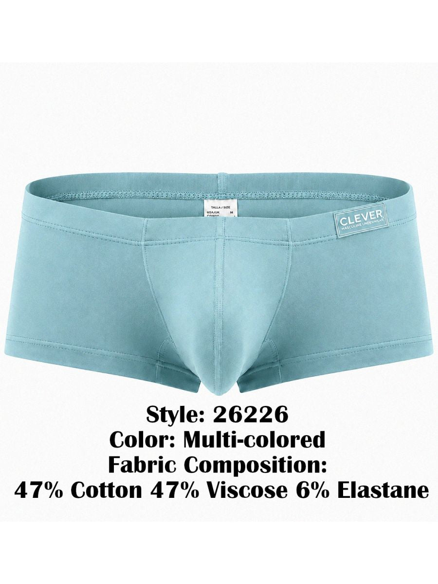 Clever 26226 Men's Underwear 3PK Australian Latin Trunks Color Multi-colored