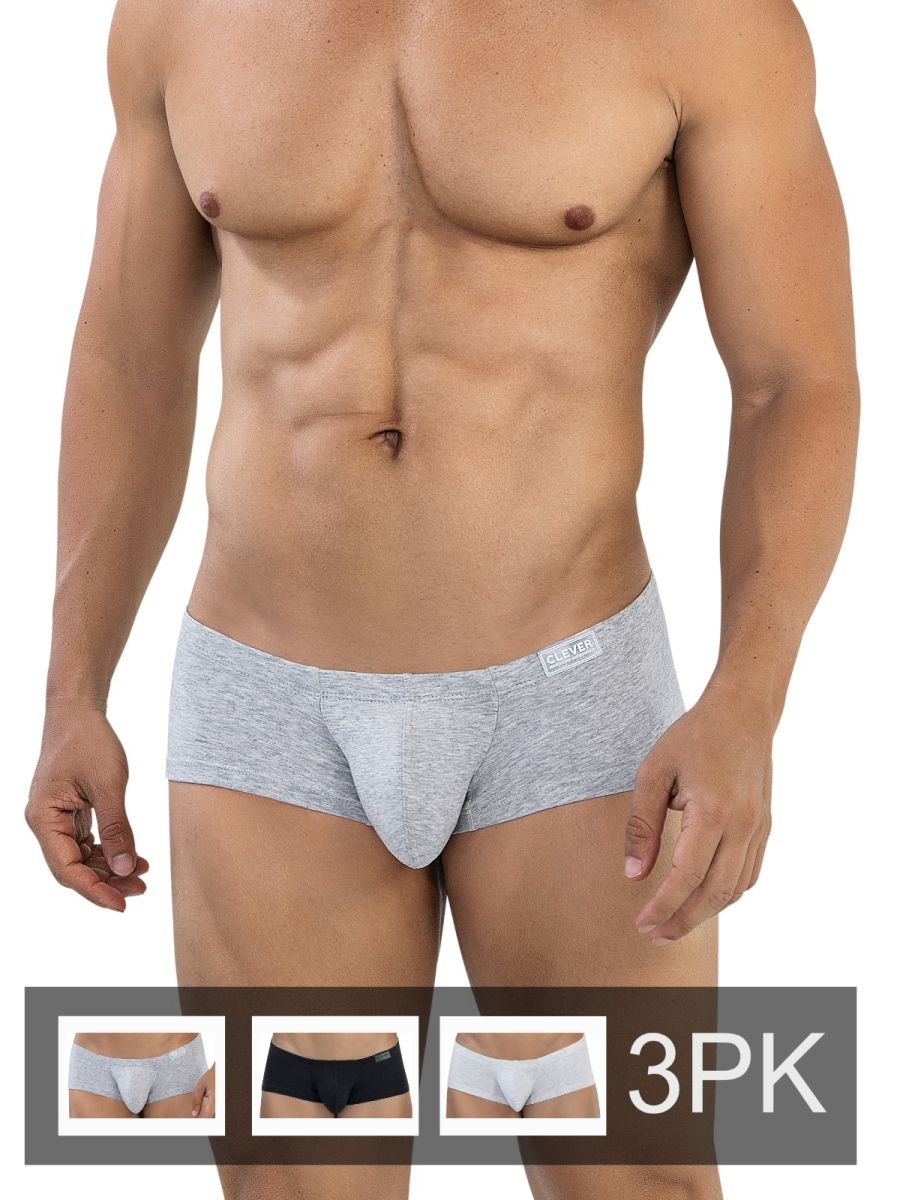 Clever 26227 Men's Underwear 3-Pack Australian Latin Trunks Color Multi-colored