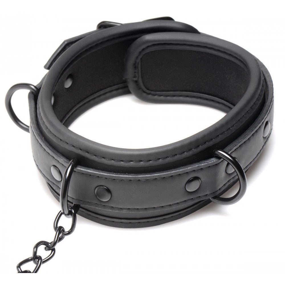 Collar de tentación con pinzas para pezones
