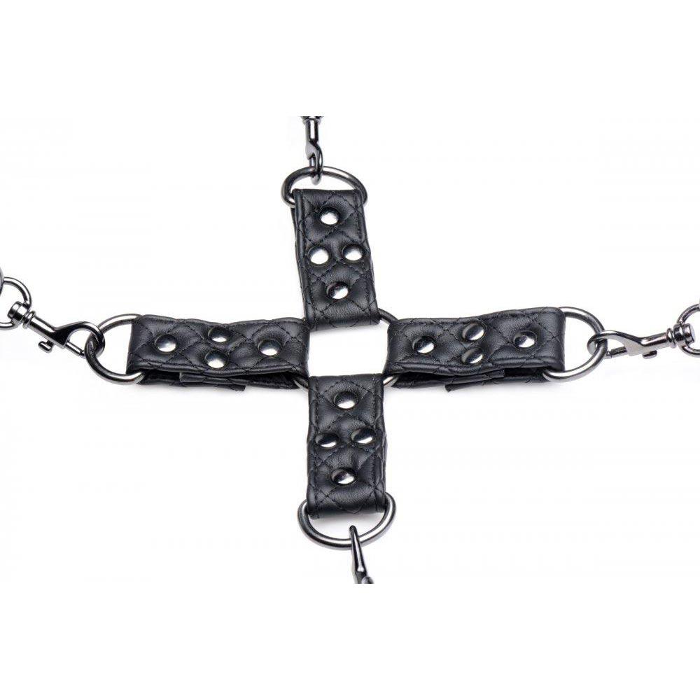 Conjunto de sujeción para muñecas y tobillos Concede con adaptador Hog-Tie