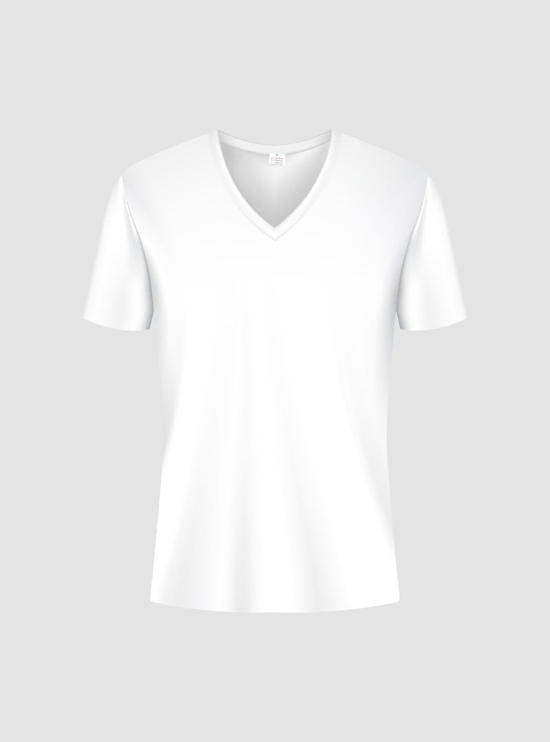Cotton V Neck T-Shirt