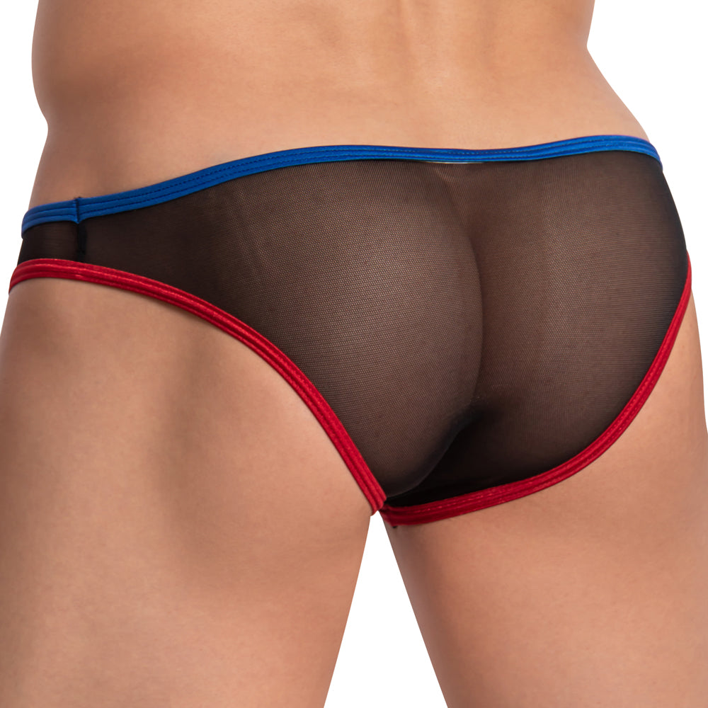 Cover Male CMI066 Color Slash Sheer Bikini - DealByEthan.gay loves Cover Male