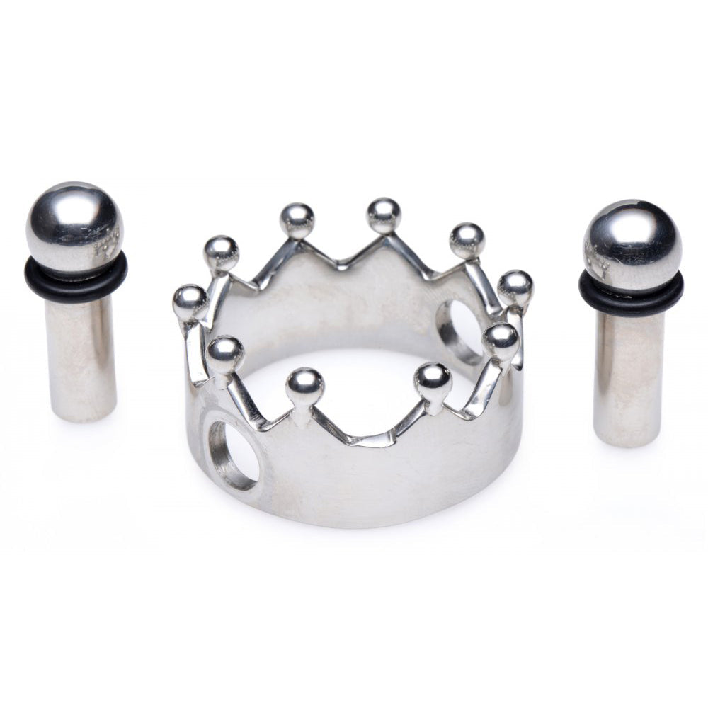 Magnetische Brustwarzenklammern mit Krone