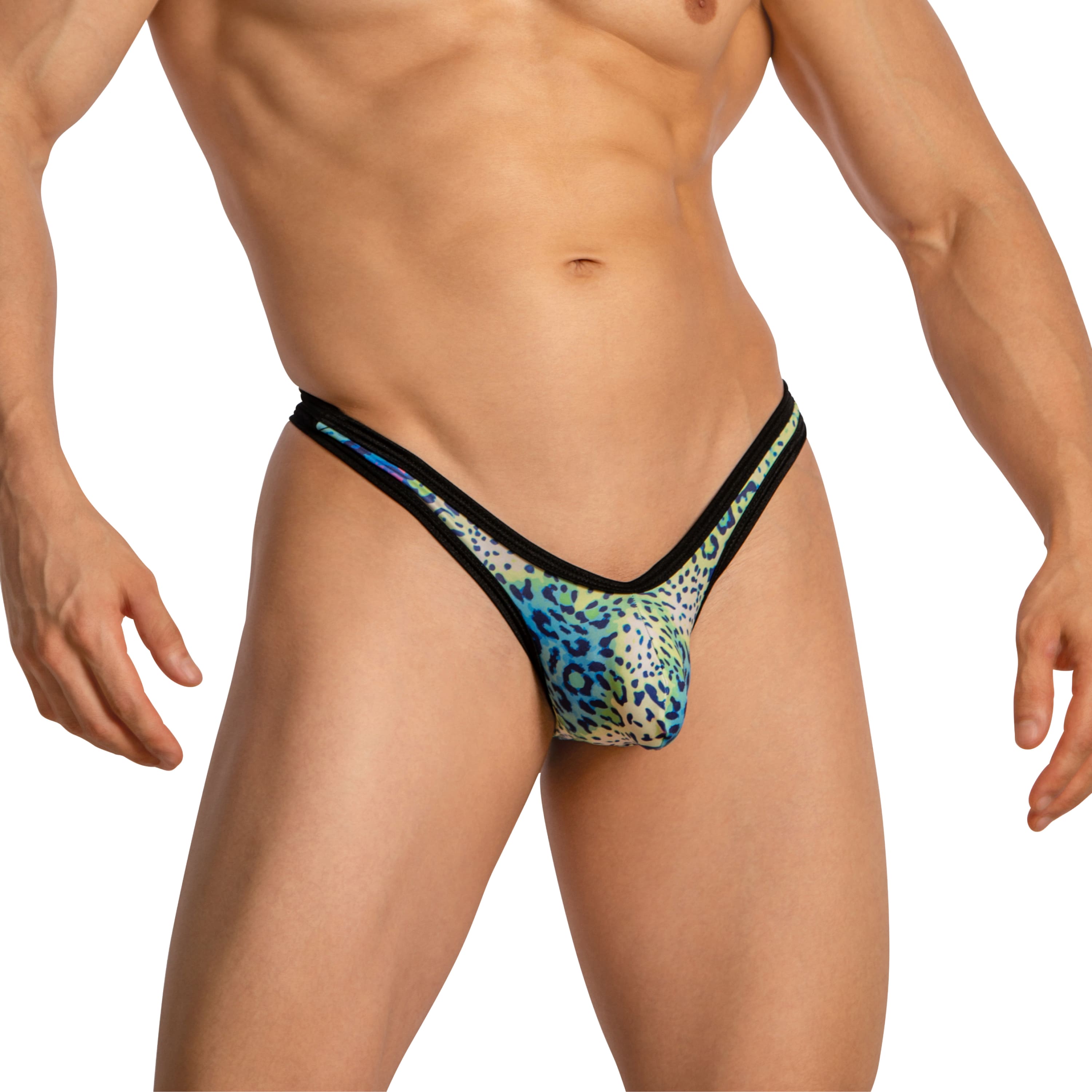 Tangas para hombre con estampado de leopardo de Daniel Alexander DAK076