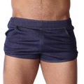 Denim Blue Hot Shorts by Gigo Underwear