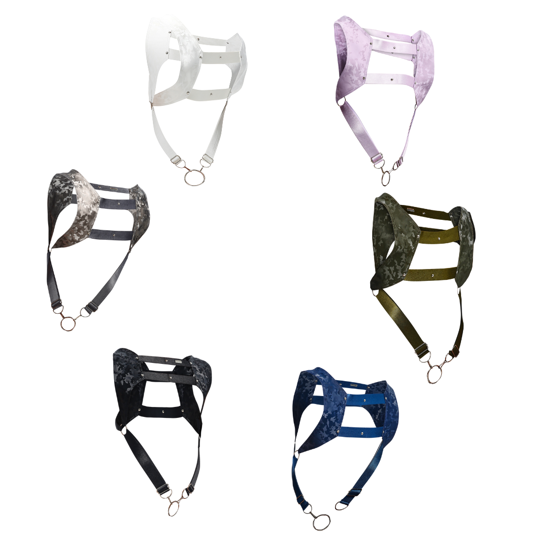 Dngeon Croptop Harness Cockring -Military-