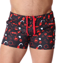 Dog Red Shorts by Gigo Underwear