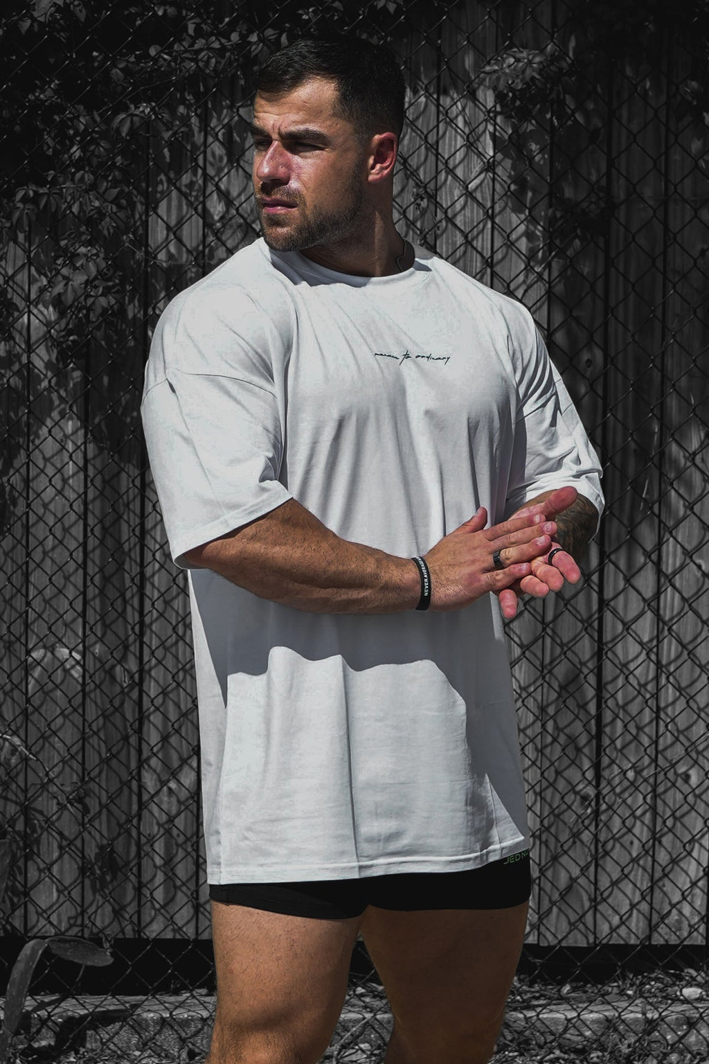 Jed North Men's Energy Oversized T-Shirt - Cream
