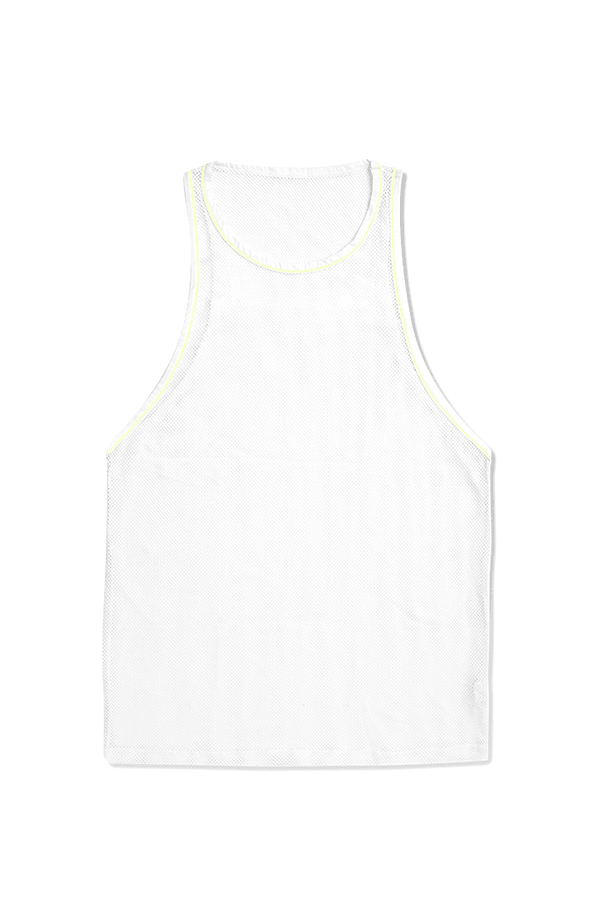 Noticed Mesh Tank Top - Off White