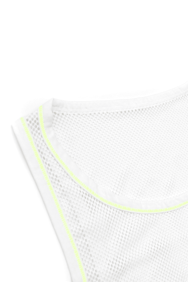 Noticed Mesh Tank Top - Off White