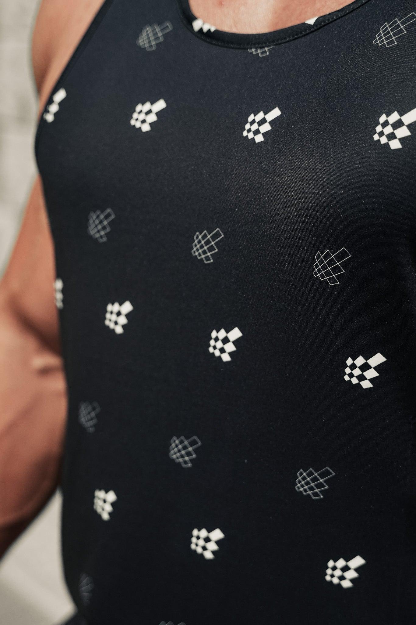 Jed North Graphic Muscle Stringer - Black JN Logo