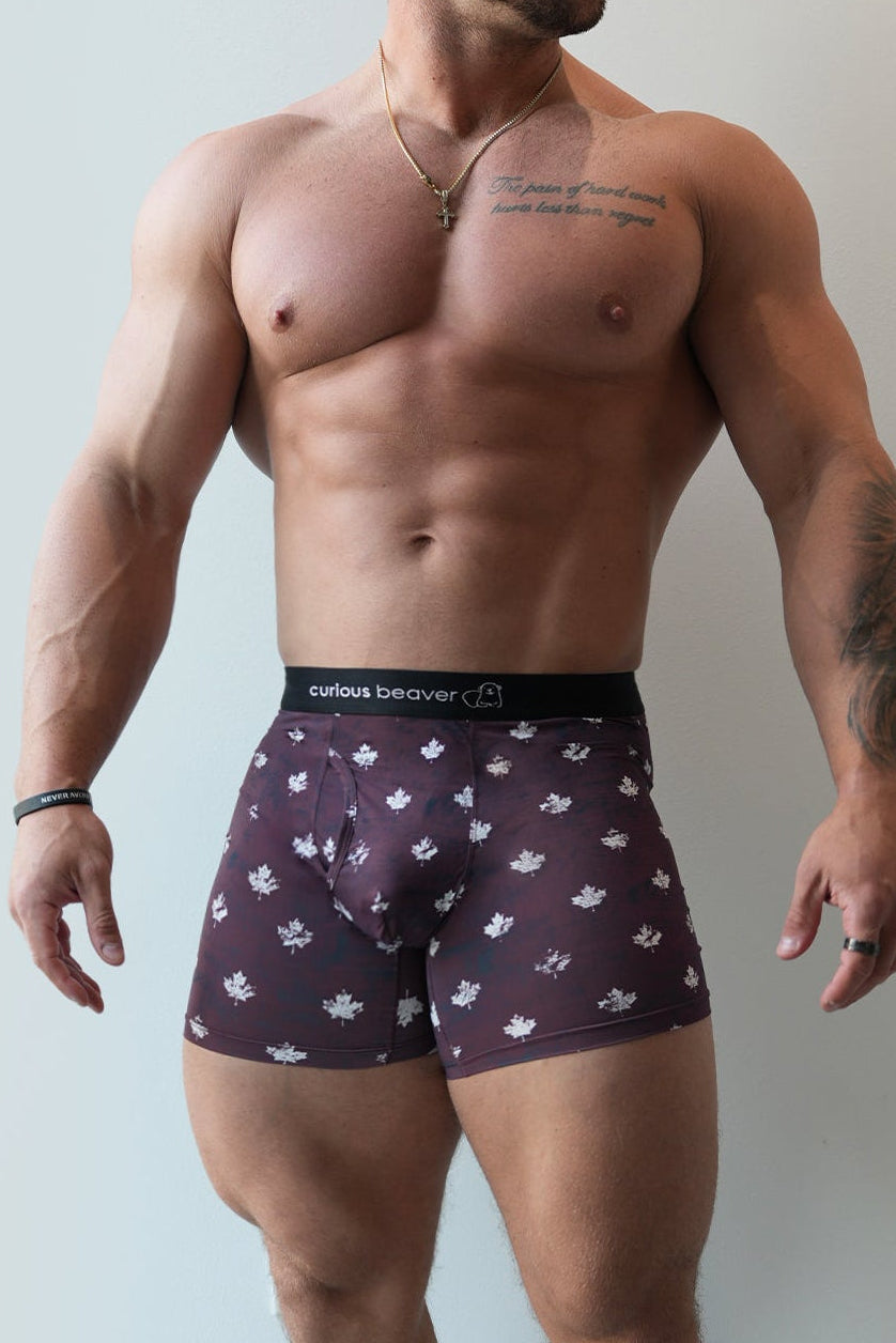 Curious Beaver Men's Boxer Briefs - Canada Flag
