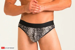 Go Softwear 3412 Men's Prowl Python Slip Thong - Python Print