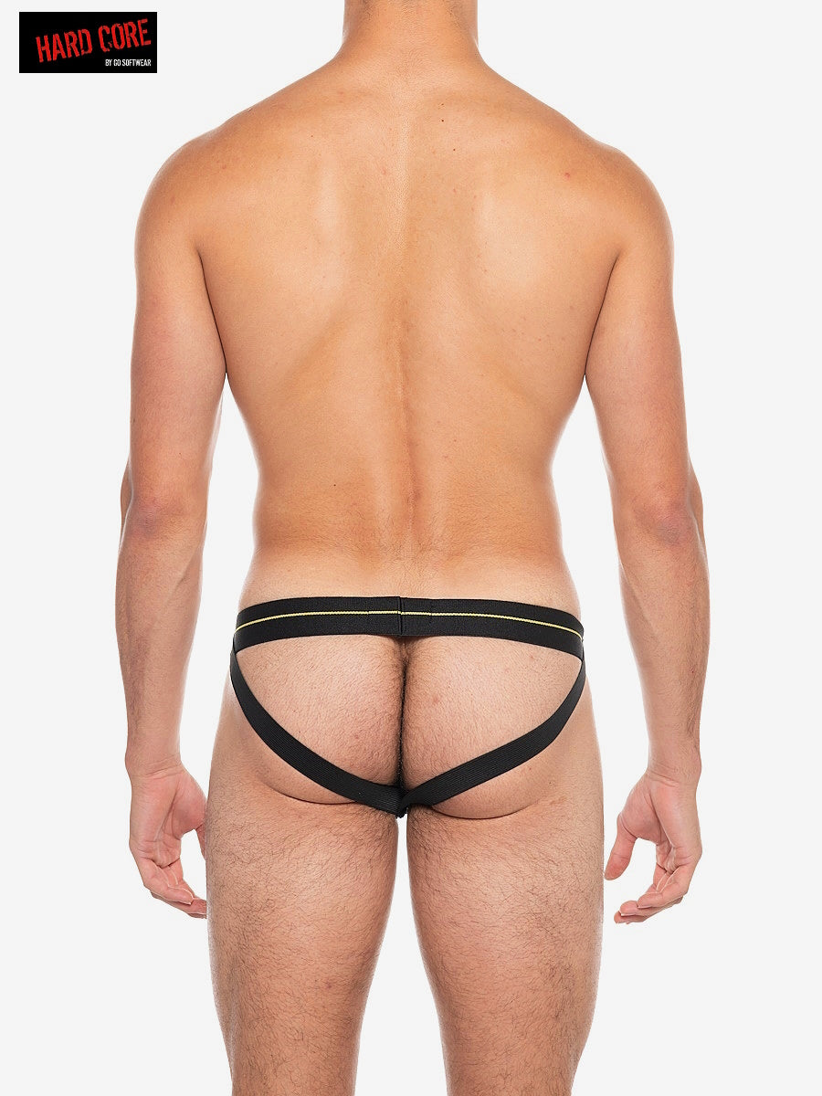 X Kunstleder Jockstrap mit Cod Piece