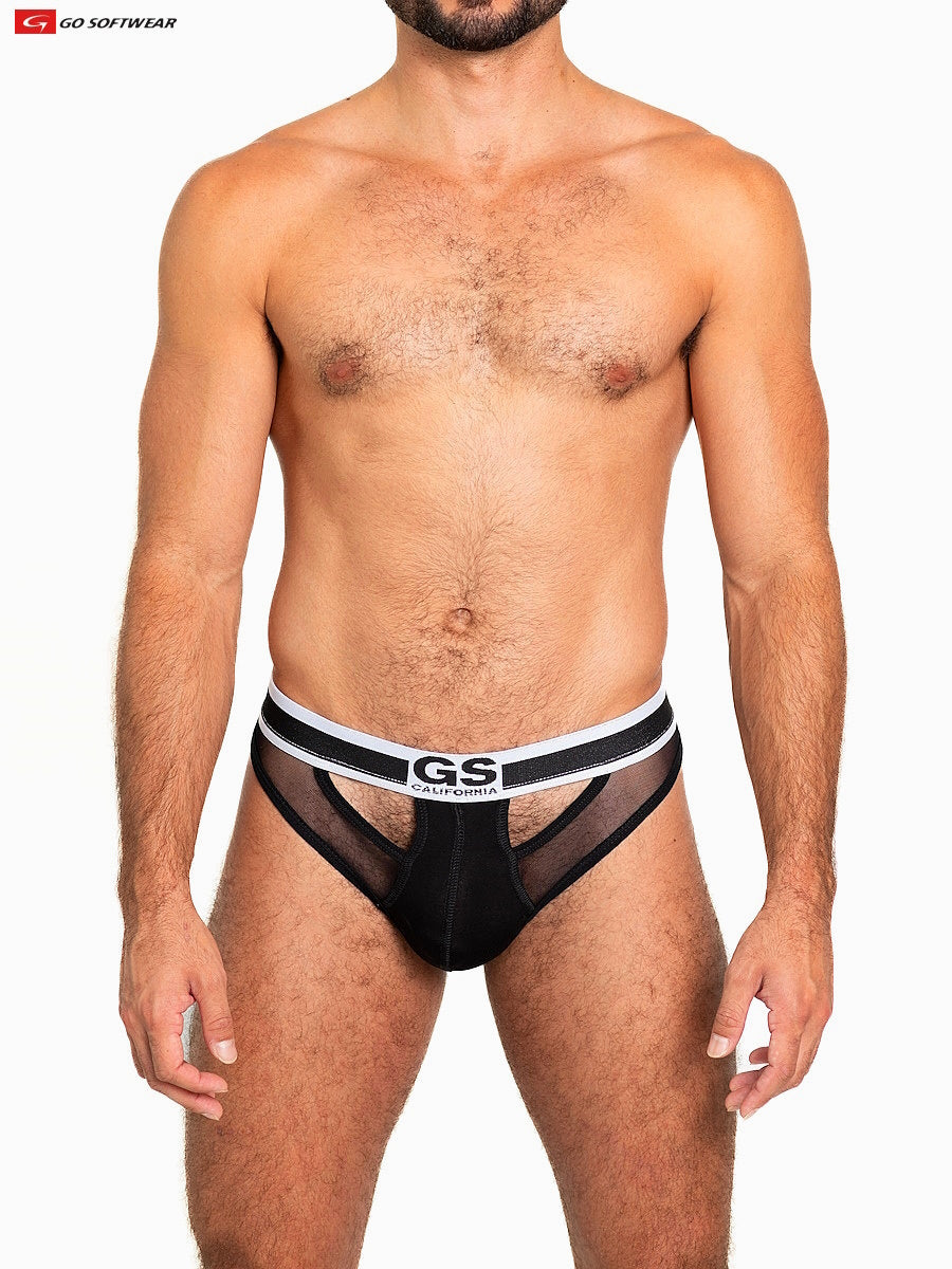 Transparenter Mesh-Tanga