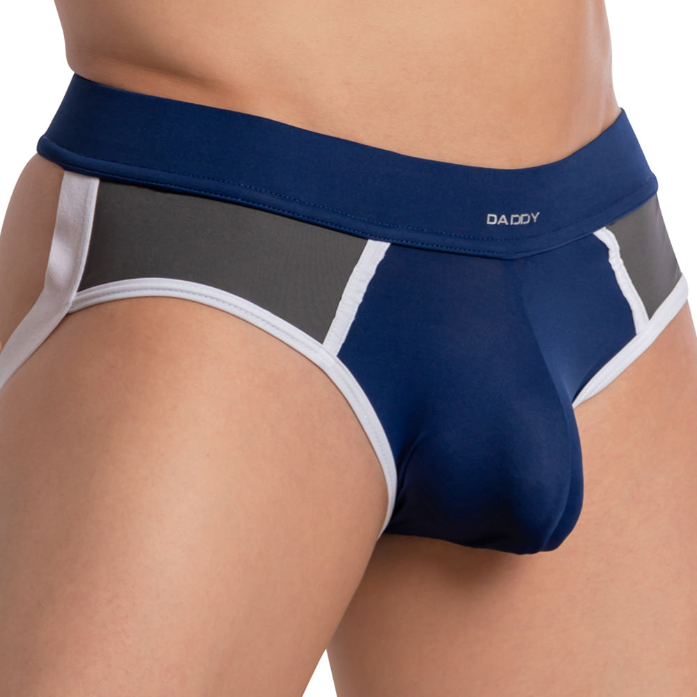 Daddy DDE053 Jockstrap mit breitem Bund, zweifarbig