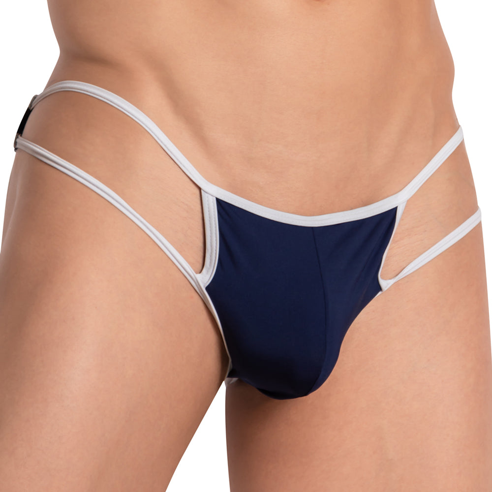 Daddy DDE056 Jockstrap mit doppelter Stützung und String