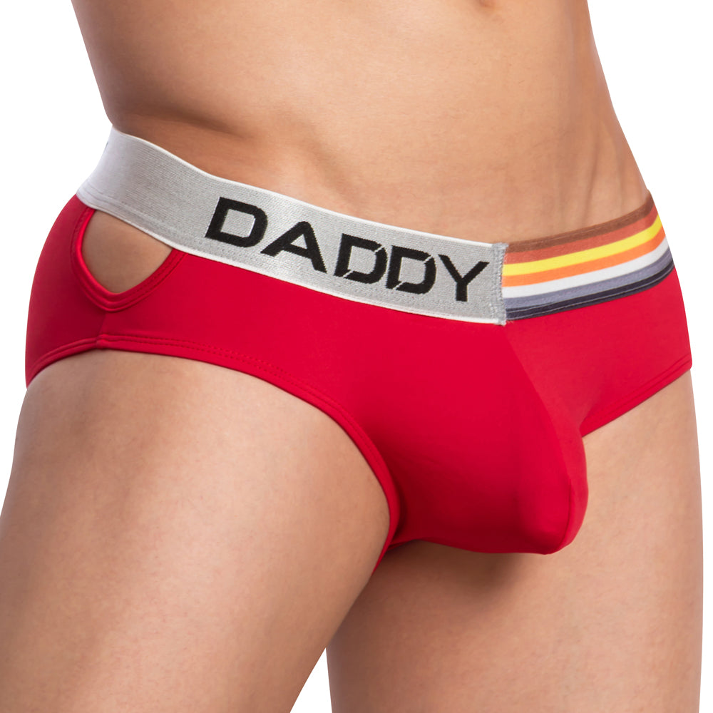 Daddy DDJ019 LGBT-Slip mit Riemen