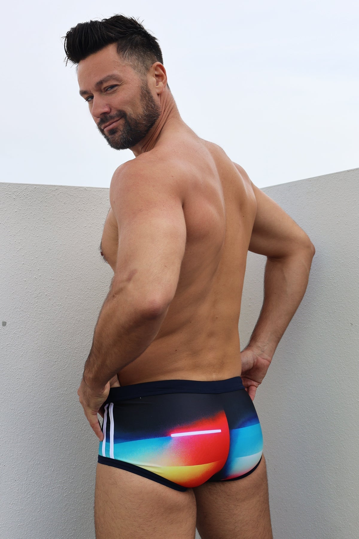 Daddy's Swim Brief - Sunset Nights - DealByEthan.gay loves Breedwell
