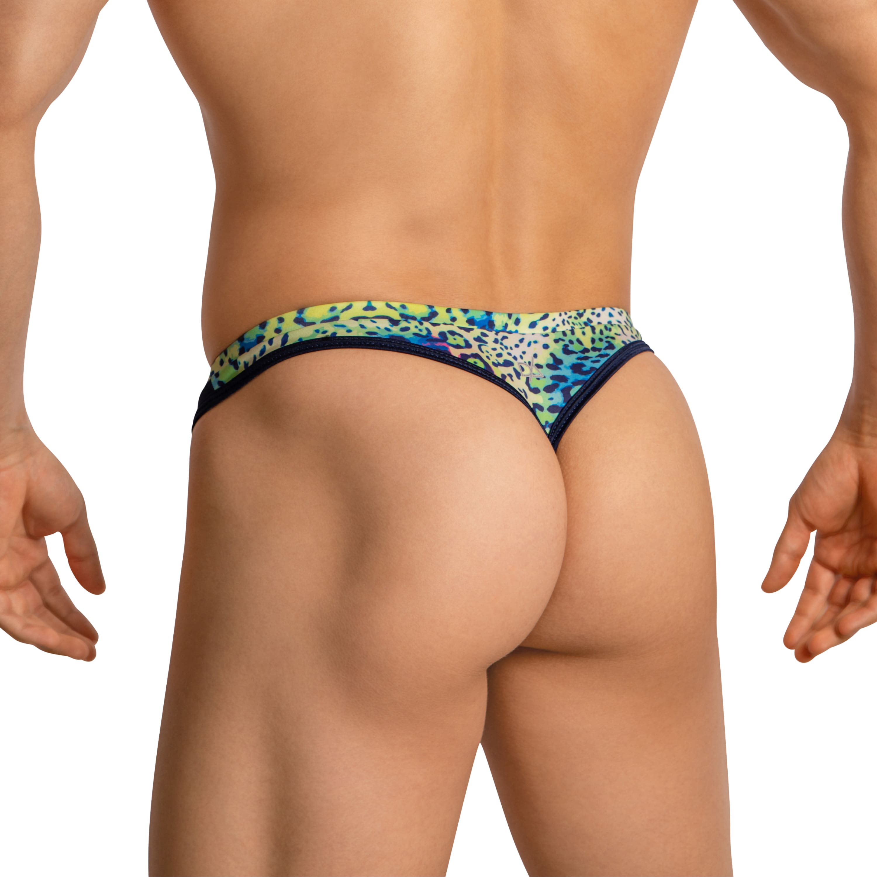 Tangas Daniel Alexander para hombre con estampado de leopardo DAL053