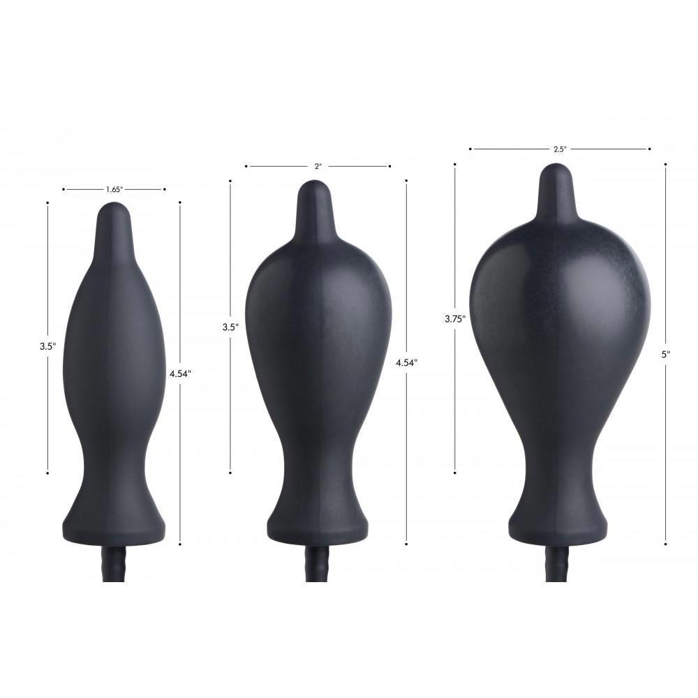 Tapón anal inflable de silicona Dark Inflator