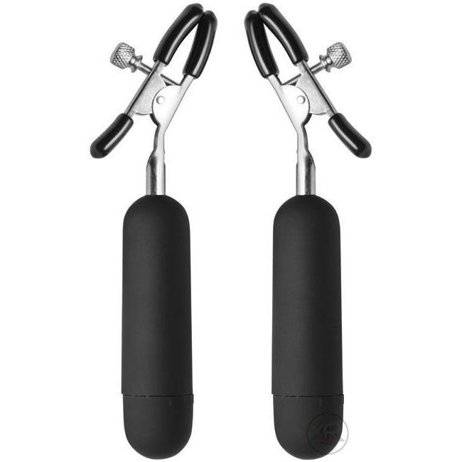 Pinzas vibratorias para pezones Dark Passion