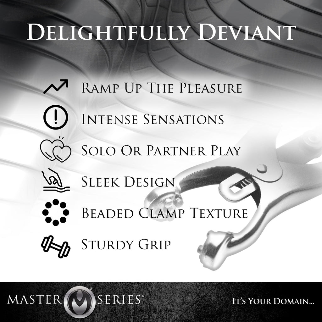 Pinzas para pezones con peso Deviant Monarch