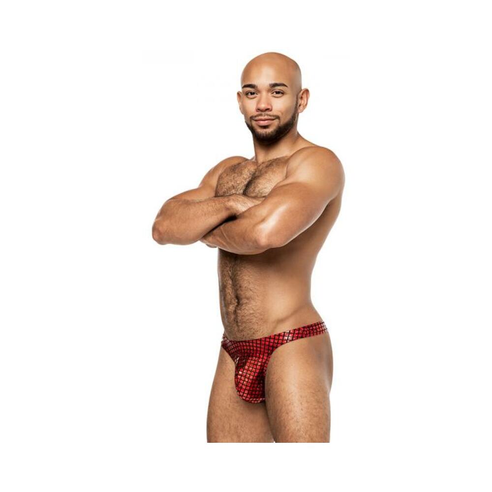 Disco Desire Bong Thong Red L/xl - DealByEthan.gay loves Male Power