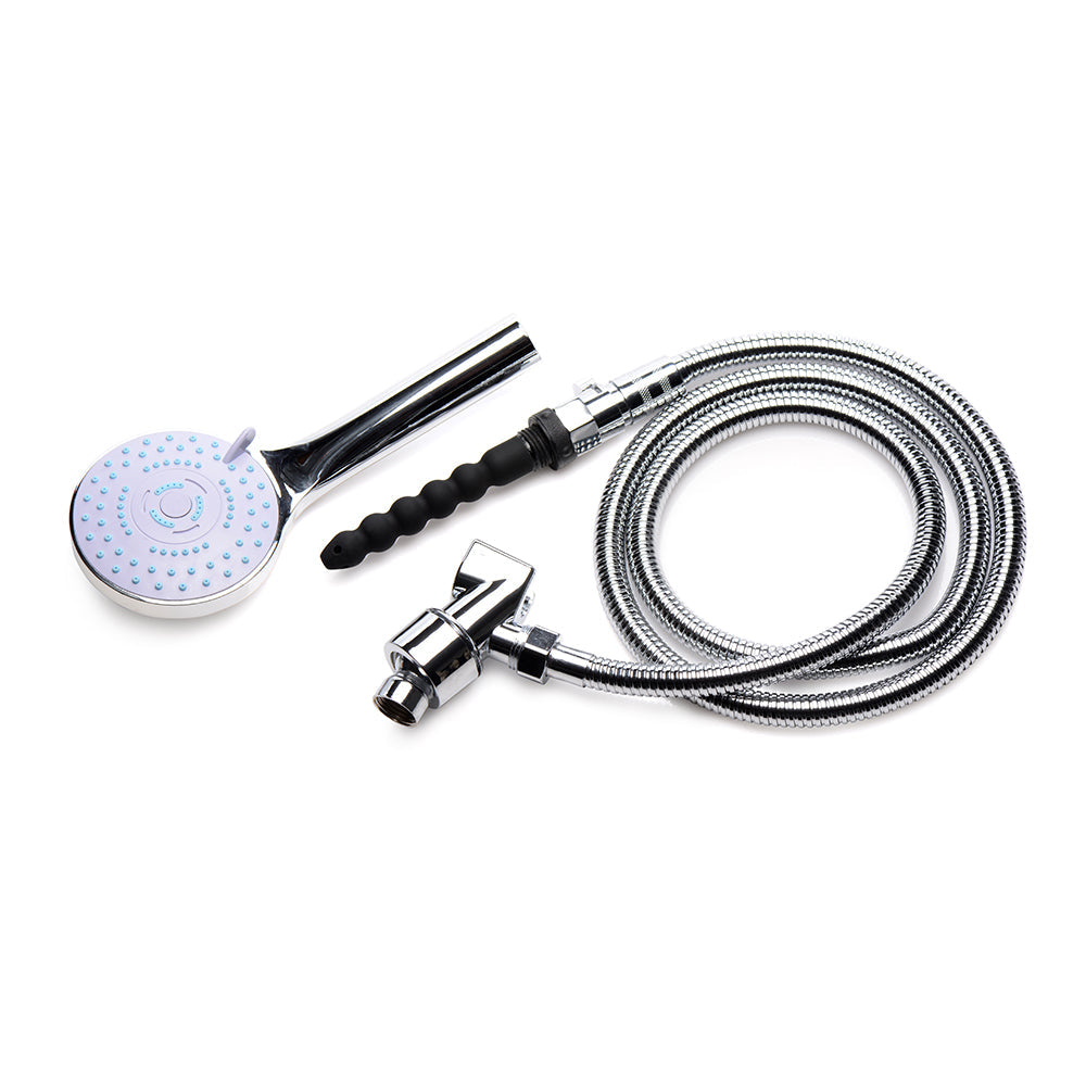 Juego de enema de ducha de silicona discreto