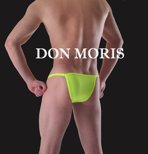 Don Moris Solid Tanga Underwear Lime DM100211 Size M - DealByEthan.gay loves Don Moris