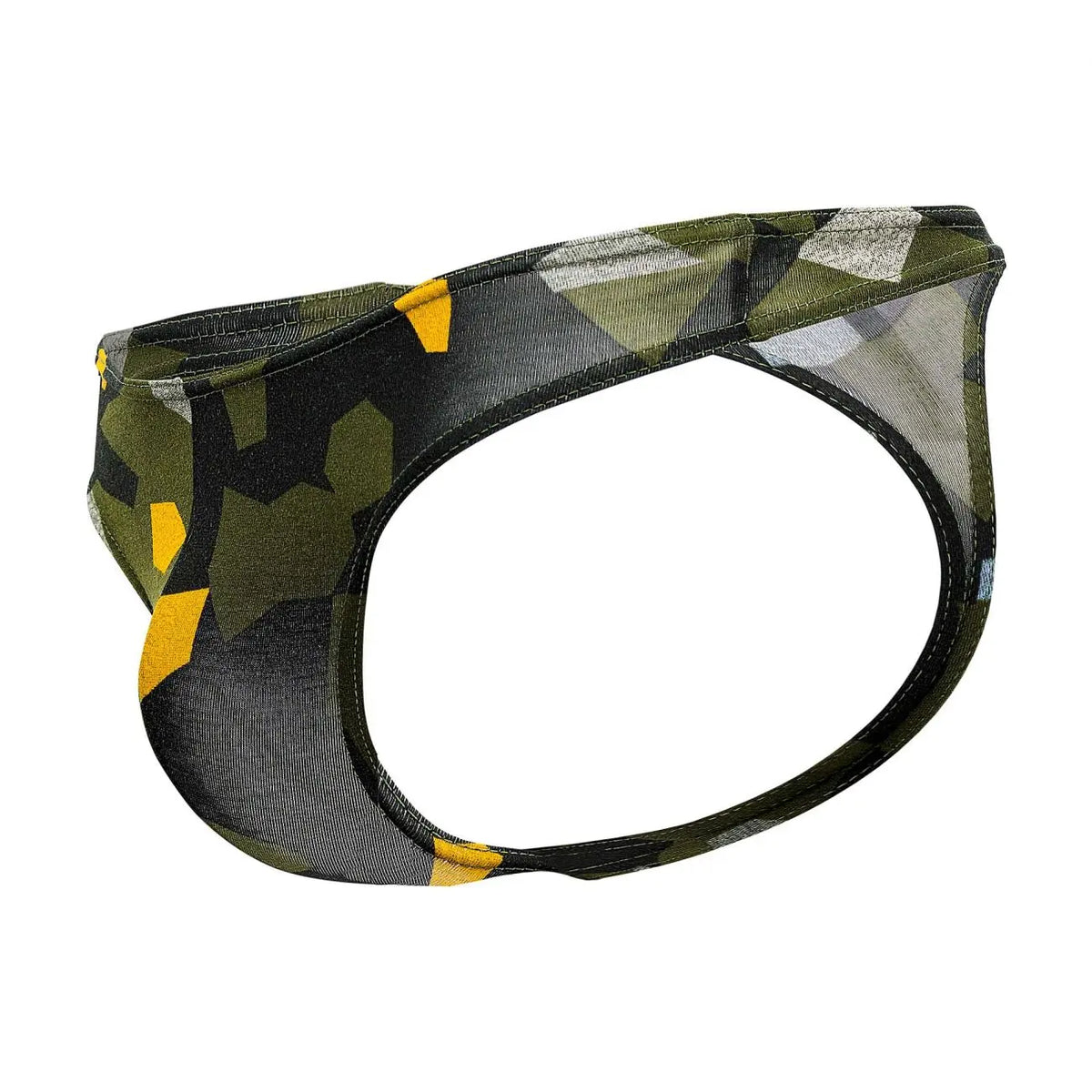 Doreanse Men's Underwear 1303-PRN Camosaic Thong Color Green