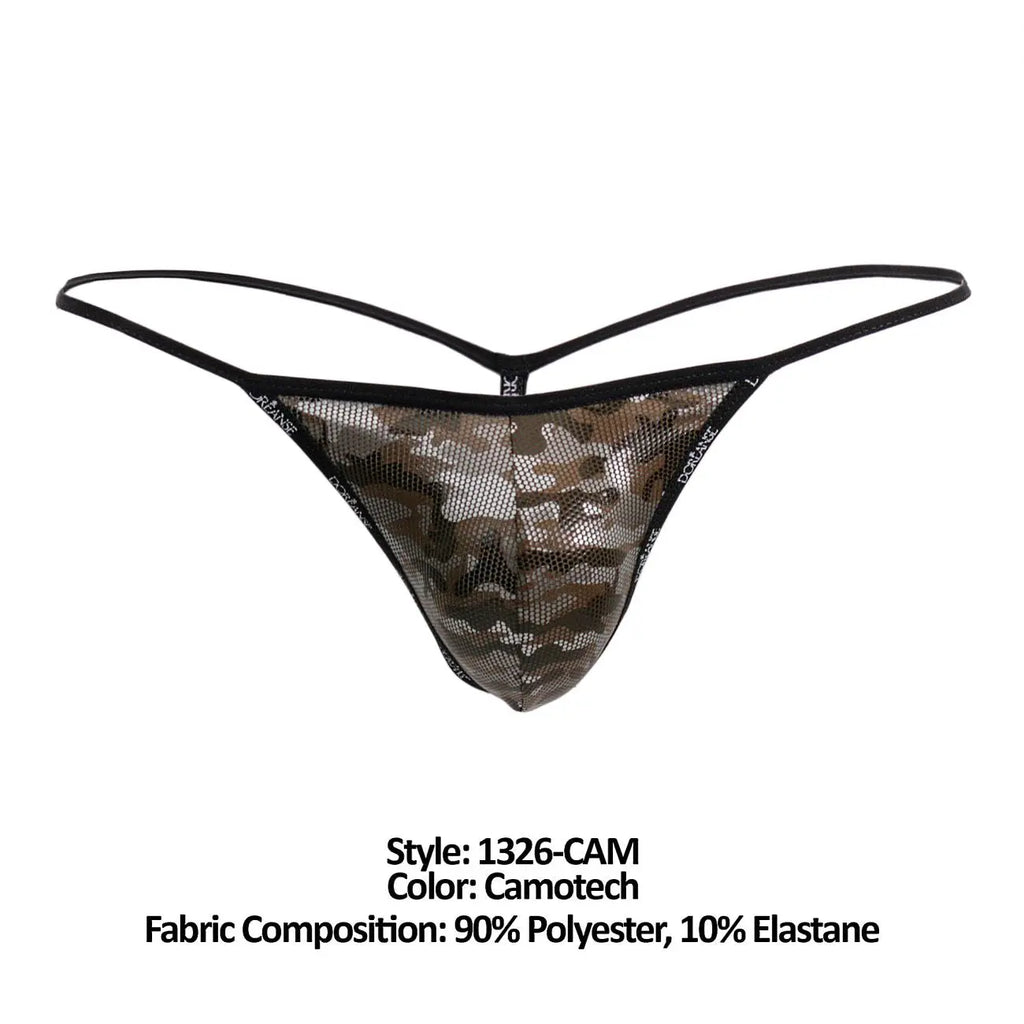 Doreanse Men's Underwear 1326-CAM Flashy G-String Color Camotech