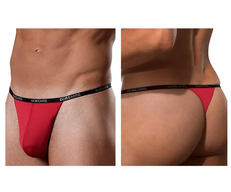 Ropa Interior Masculina Doreanse 1390-RED Aire Thong Color Rojo