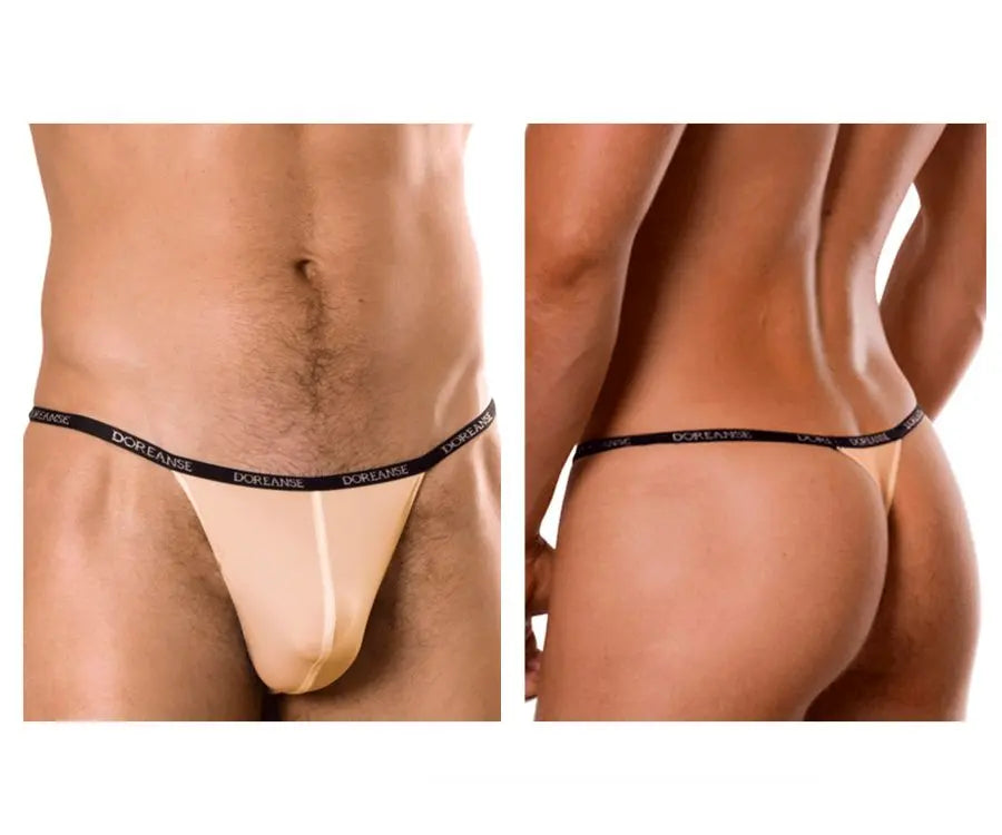 Doreanse Ropa Interior Masculina 1390-TAN Tanga Aire Color Tan