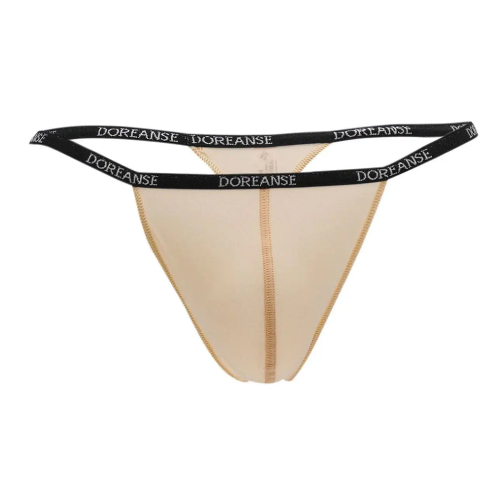 Doreanse Ropa Interior Masculina 1390-TAN Tanga Aire Color Tan