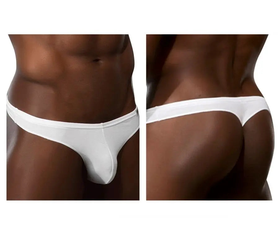 Doreanse Herrenunterwäsche 1392-WHT Euro Thong Farbe Weiß