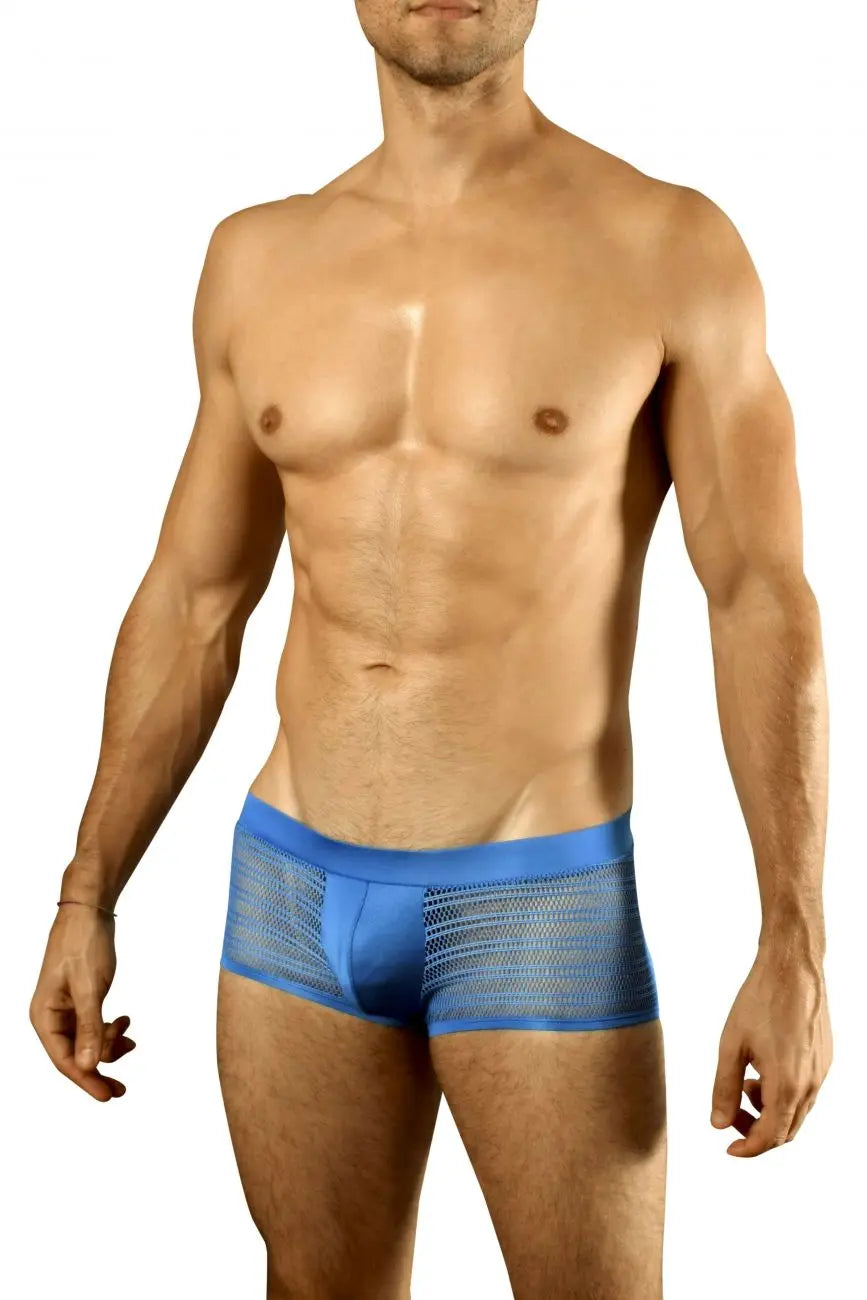 Doreanse Herrenunterwäsche 1588-BLU Mesh Trunk Farbe Blau