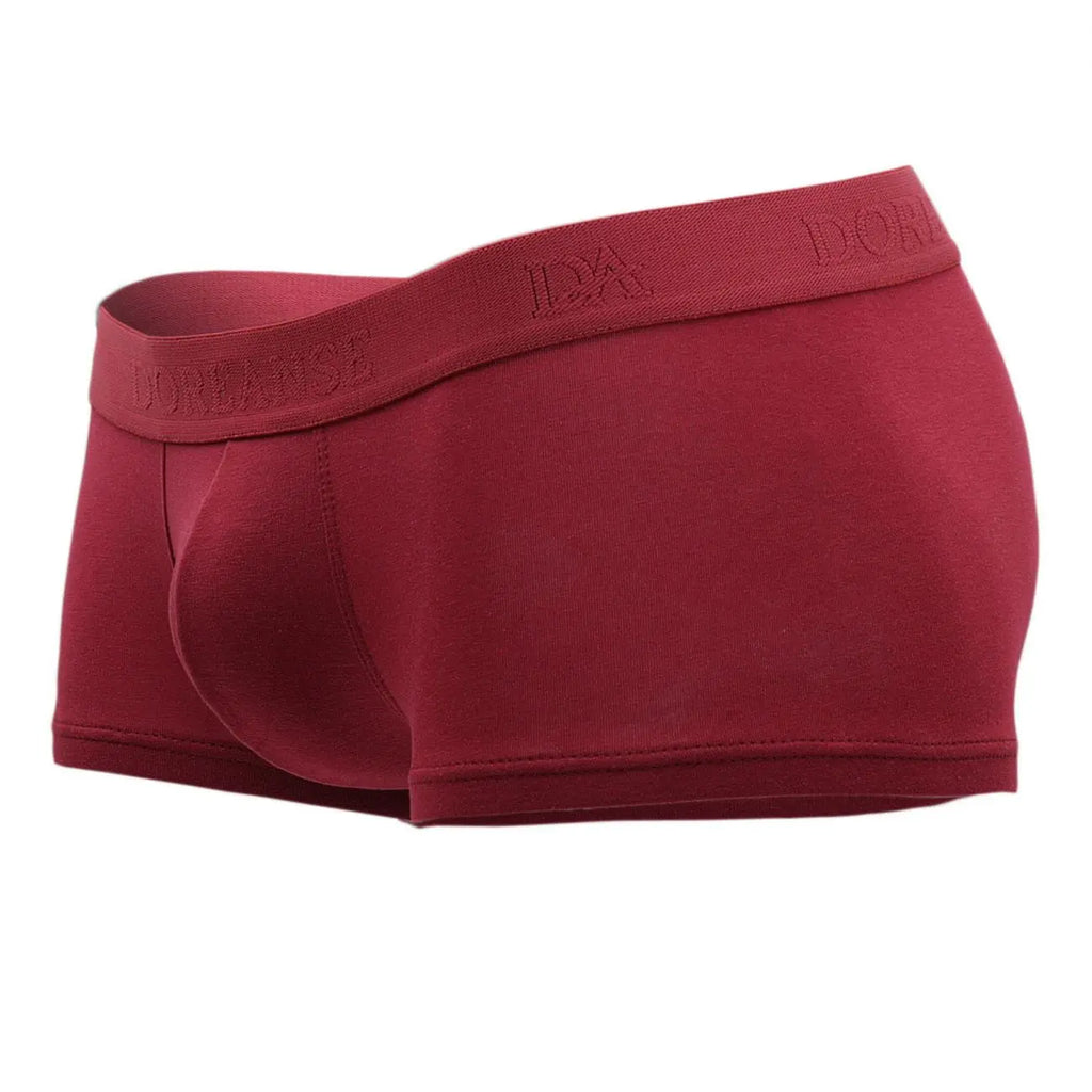 Ropa Interior Doreanse para Hombre 1760-BRD Bóxer de Tiro Bajo Color Burdeos