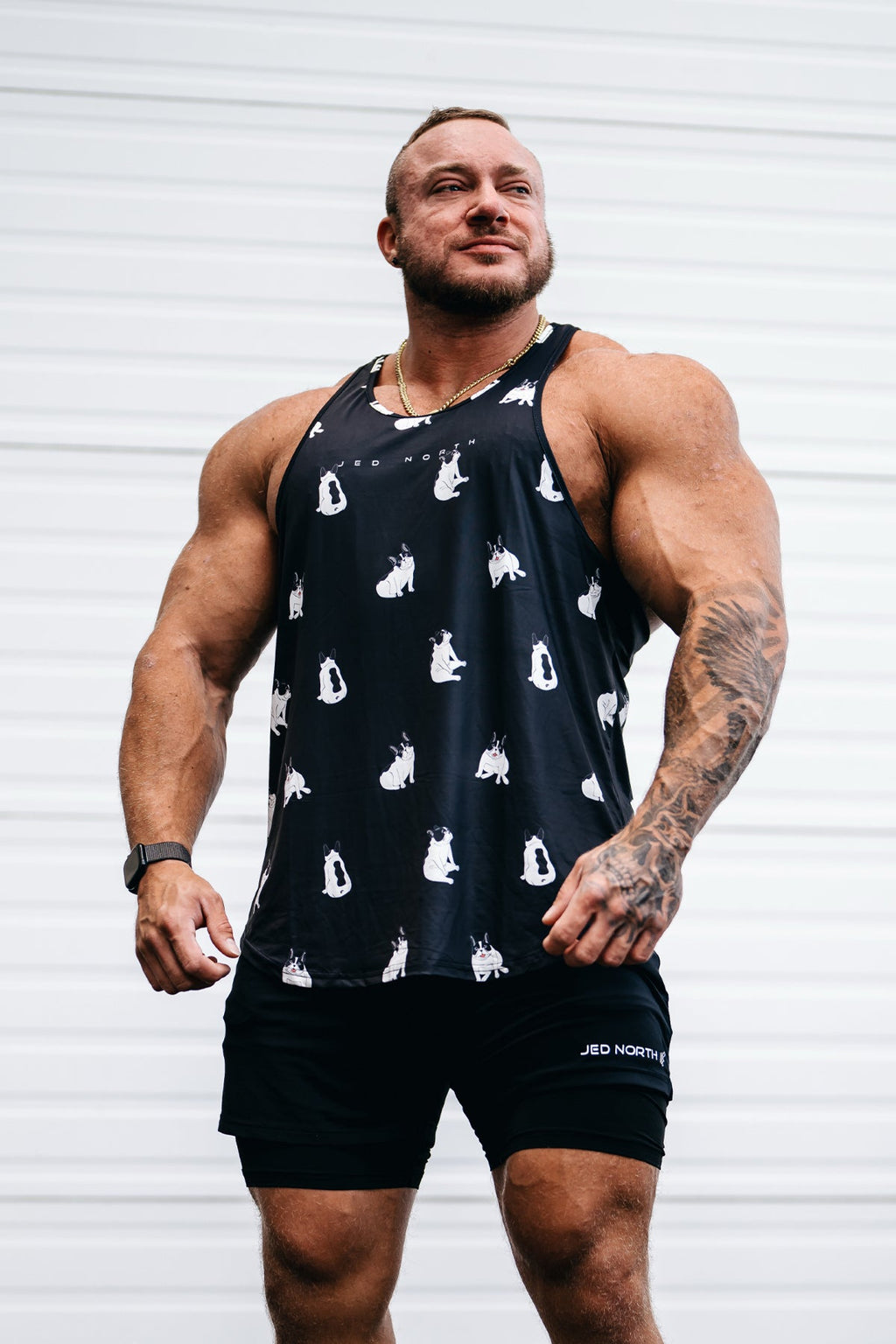 Camiseta sin mangas con estampado de Jed North - Bulldogs