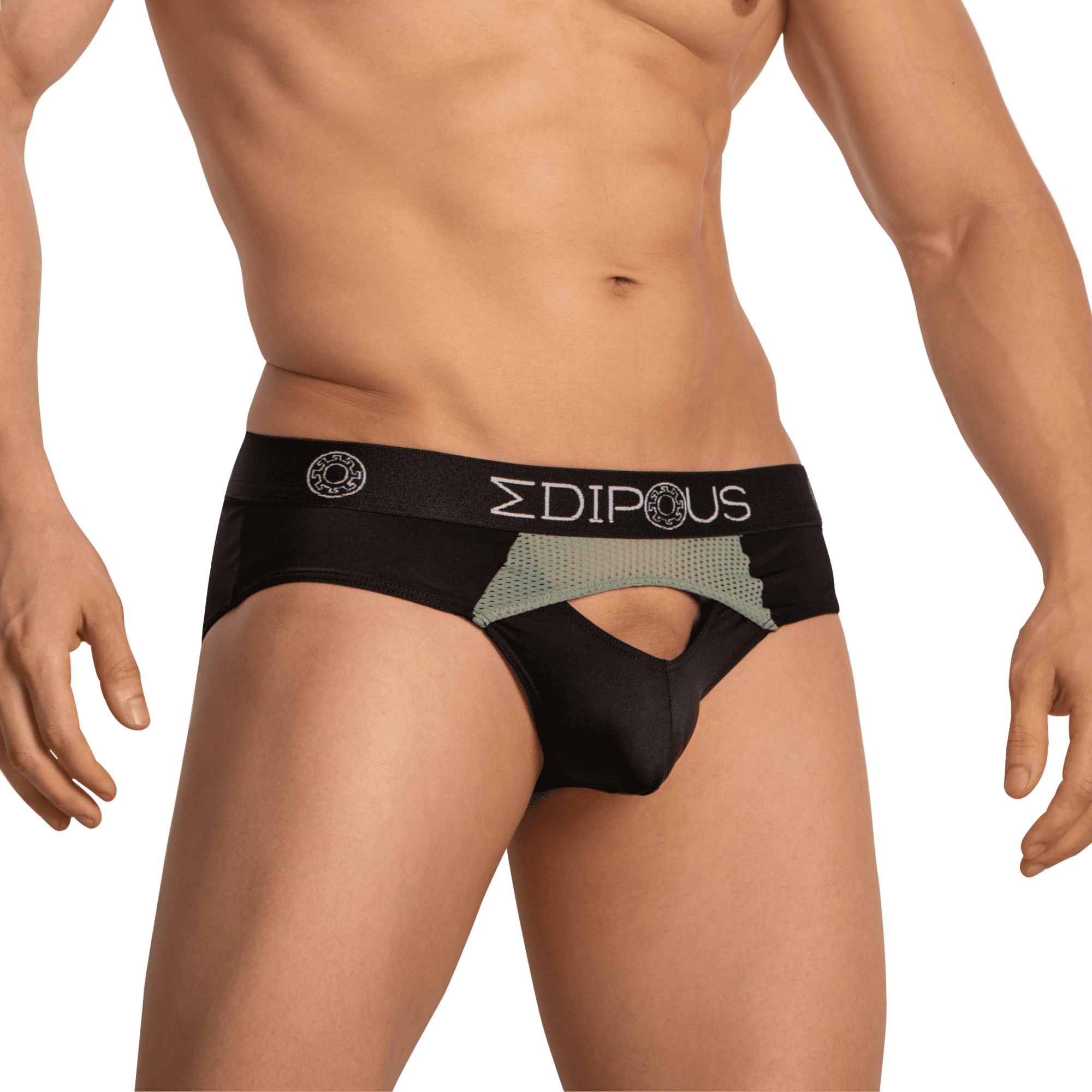 Calzoncillos Edipous para hombre con parte delantera abierta DJ023