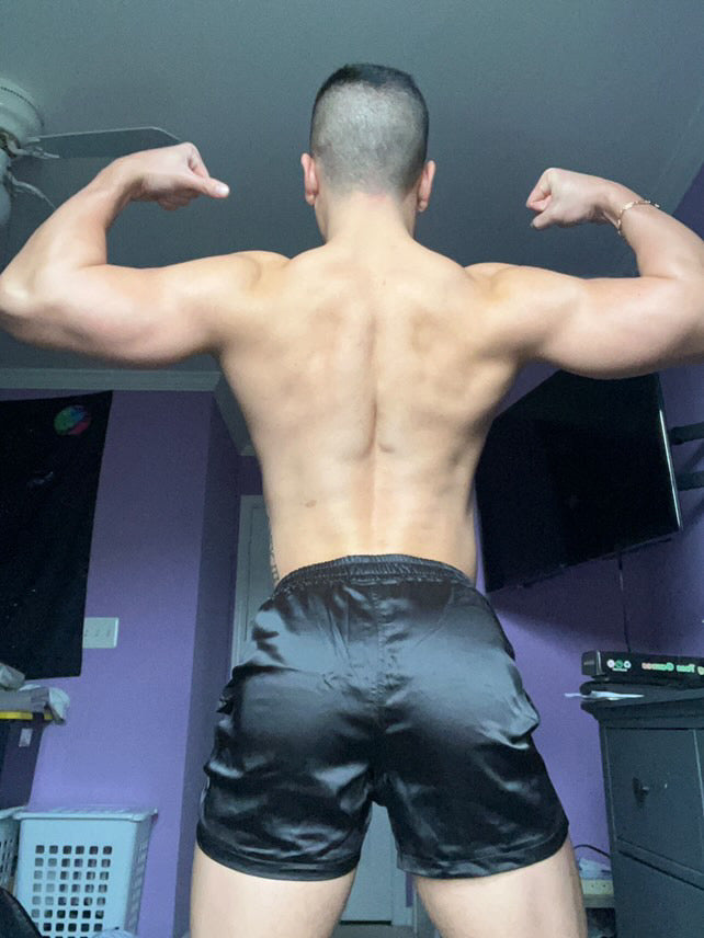 JJ Malibu Men's ShimmerFlex Active Shorts - Midnight Black