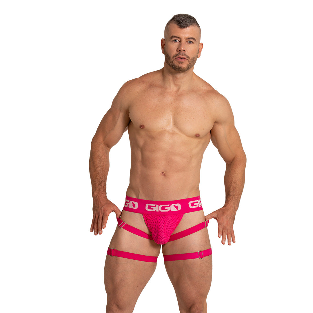 ENERGETIC FUCSHIA JOCK - Fuchsia men's underwear, sexy men's jockstrap